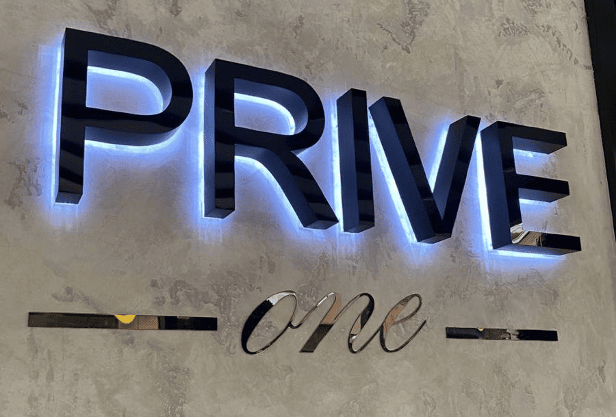 Back Light 3D Signage