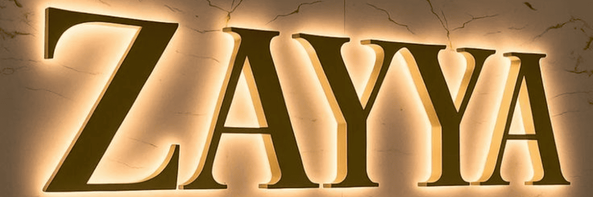 Back Light 3D Signage