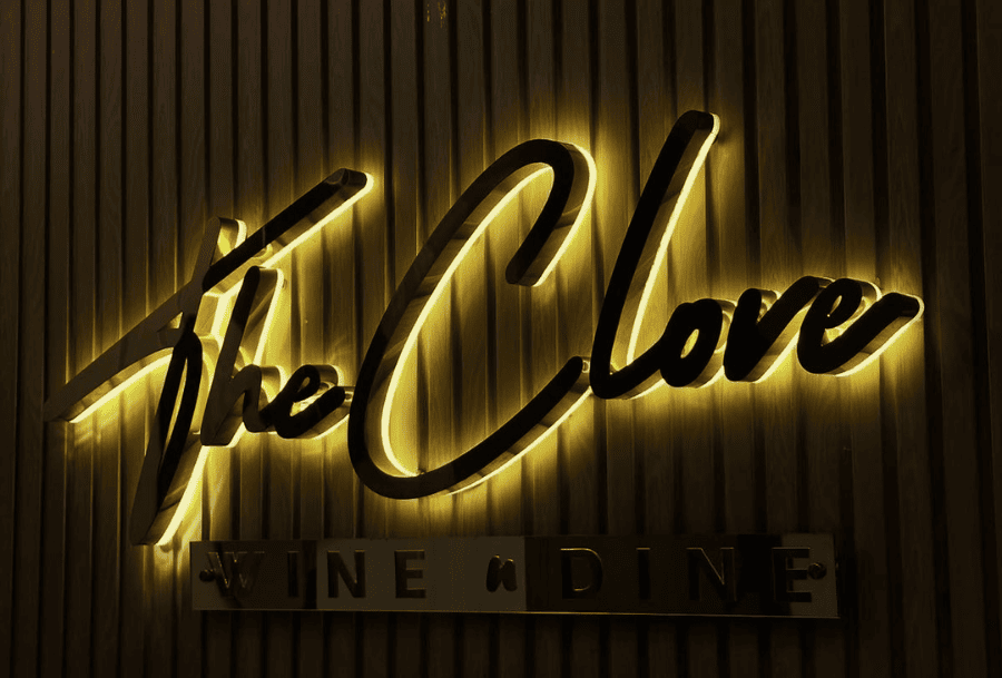 restaurant signboards